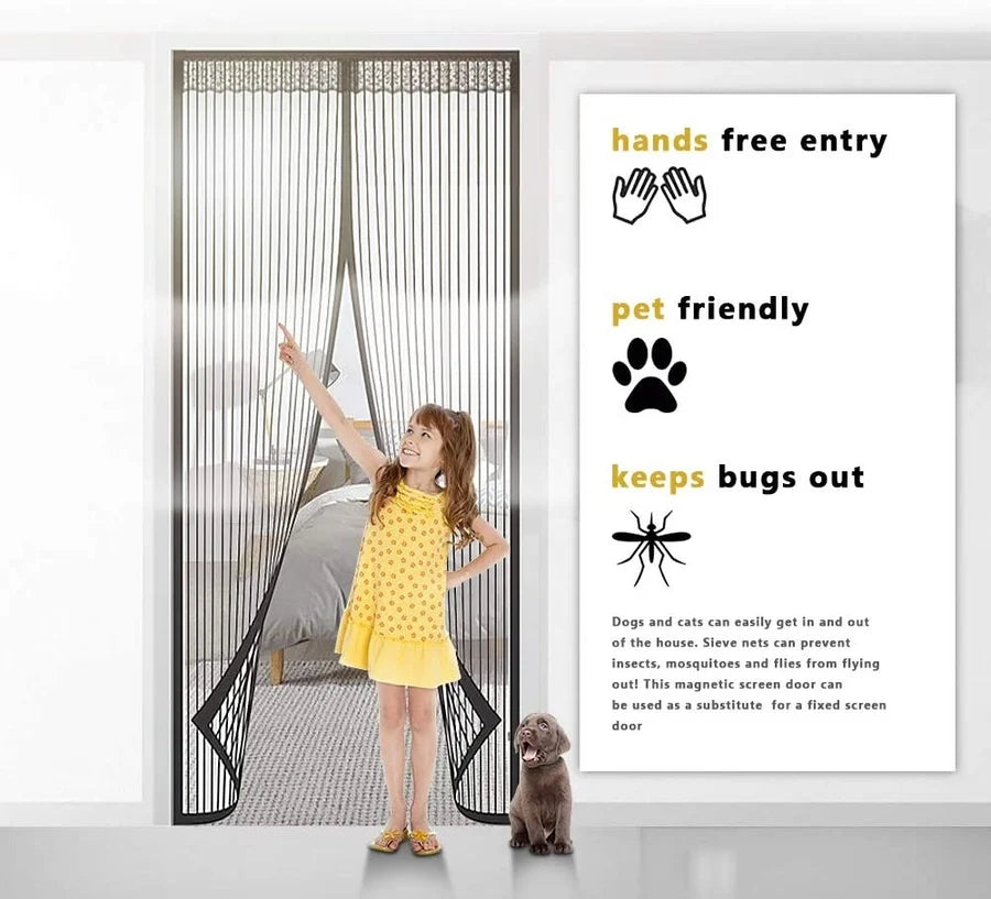 Magnetic Screen Door - Prevent Mosquito-Borne Viruses