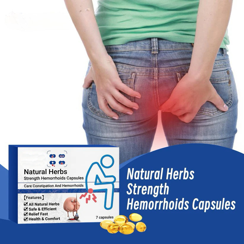 Natural Herbal Strength Hemorrhoid Capsules