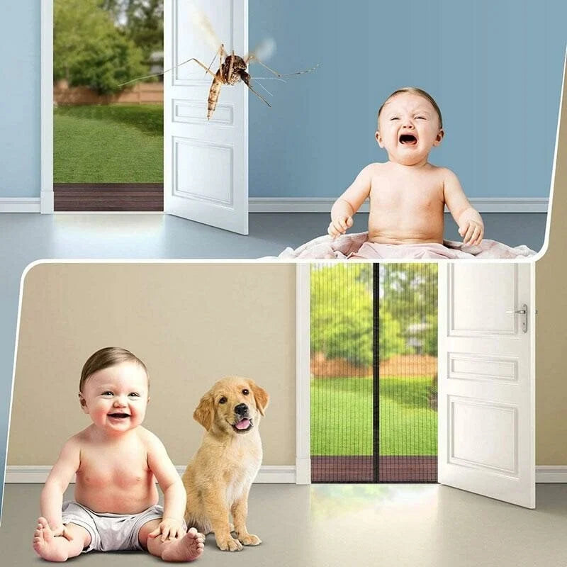 Magnetic Screen Door - Prevent Mosquito-Borne Viruses