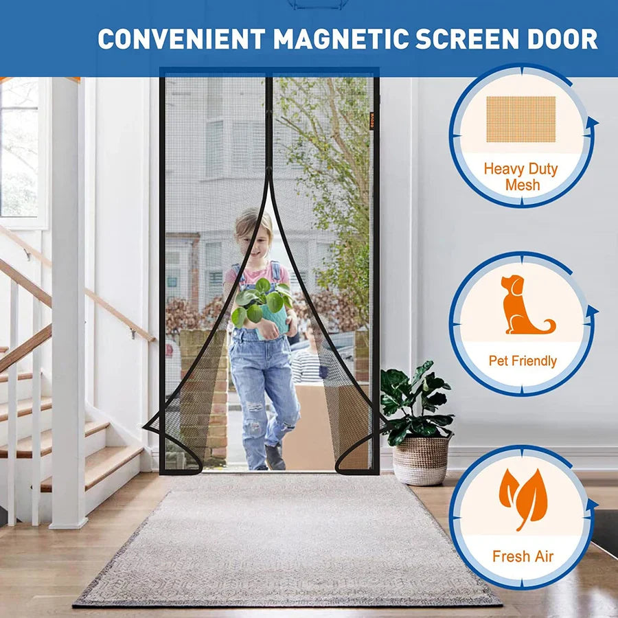 Magnetic Screen Door - Prevent Mosquito-Borne Viruses