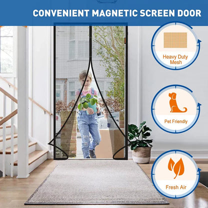 Magnetic Screen Door - Prevent Mosquito-Borne Viruses