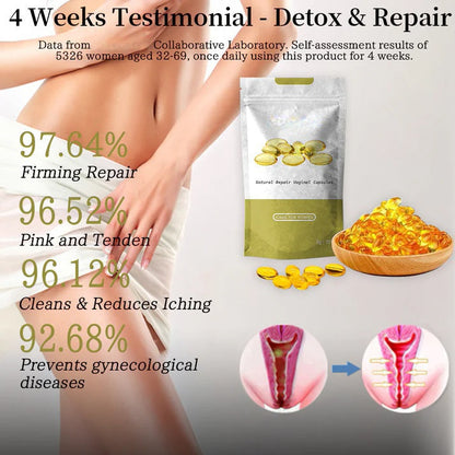 Instant Itching Stopper & Detox and Slimming & Firming Repair & Pink and Tender Natural Capsules