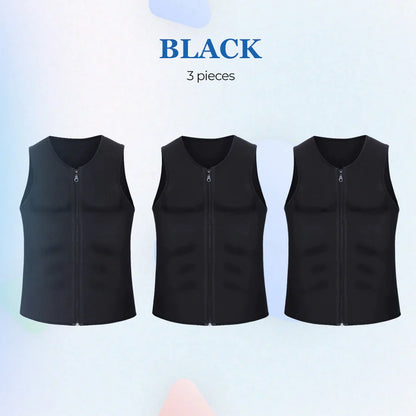 Gynecomastia Compress Zipper Vest