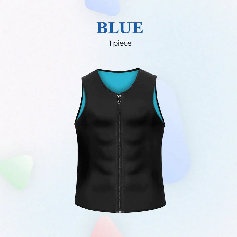 Gynecomastia Compress Zipper Vest