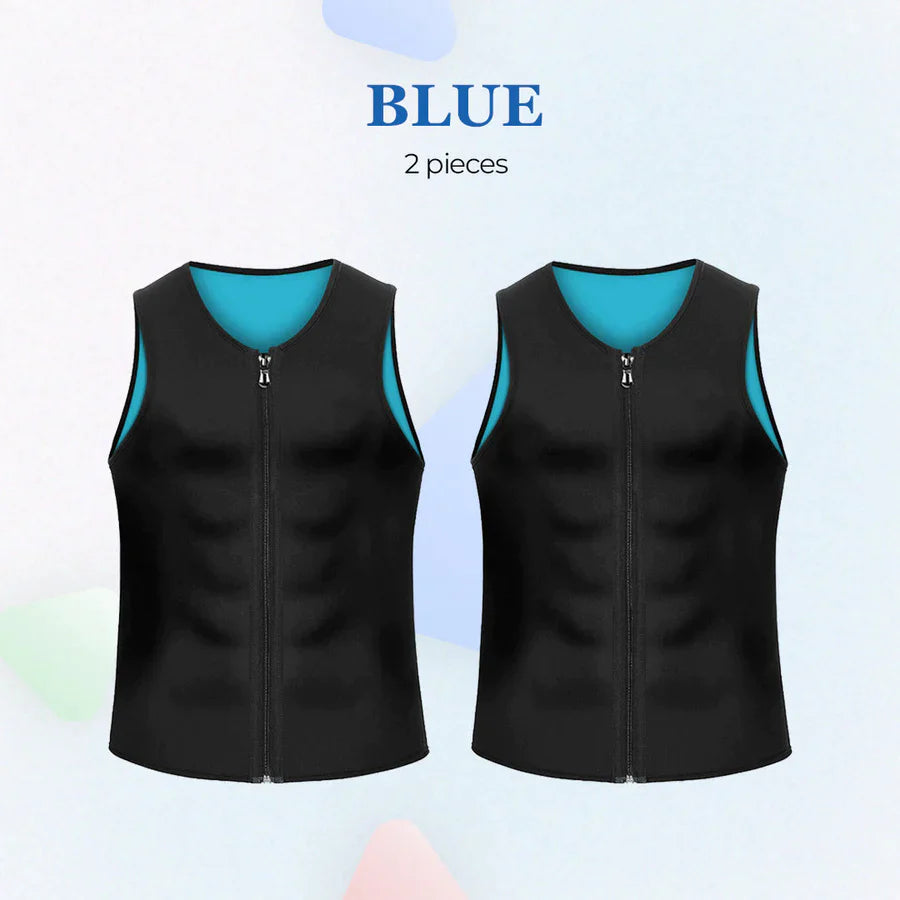 Gynecomastia Compress Zipper Vest