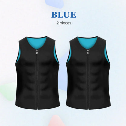 Gynecomastia Compress Zipper Vest