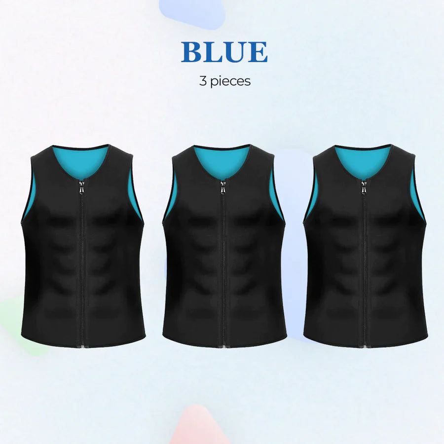 Gynecomastia Compress Zipper Vest