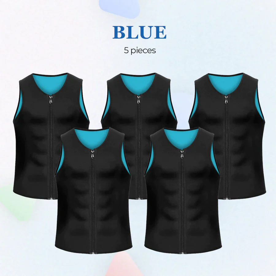 Gynecomastia Compress Zipper Vest