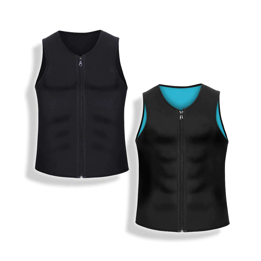 Gynecomastia Compress Zipper Vest